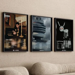 Drake Album Poster Self-adhesive Art Waterproof Paper Sticker Coffee House Bar Room